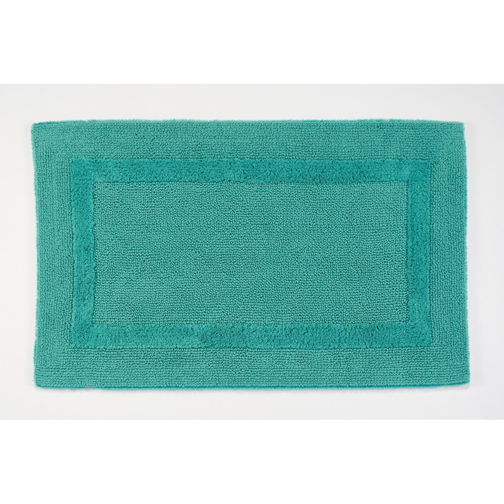 Reversible Bath Mat 302 by Designer Abyss & Habidecor in Lagoon Blue